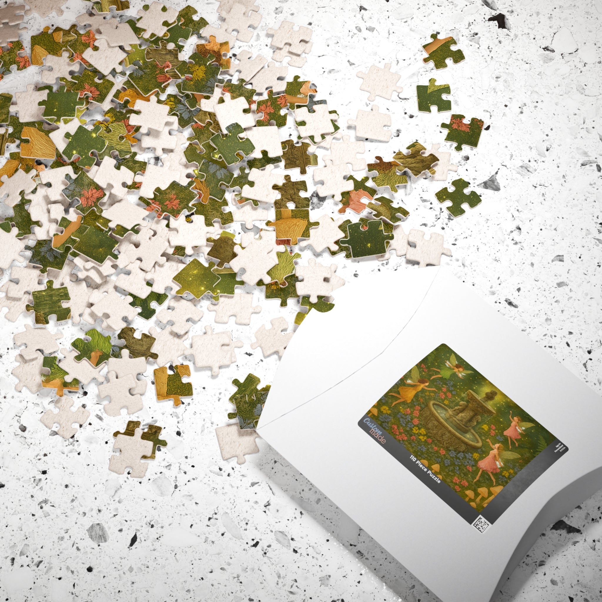 Whispers of the Glen Jigsaw Puzzle - Enchanting Fairy Scene