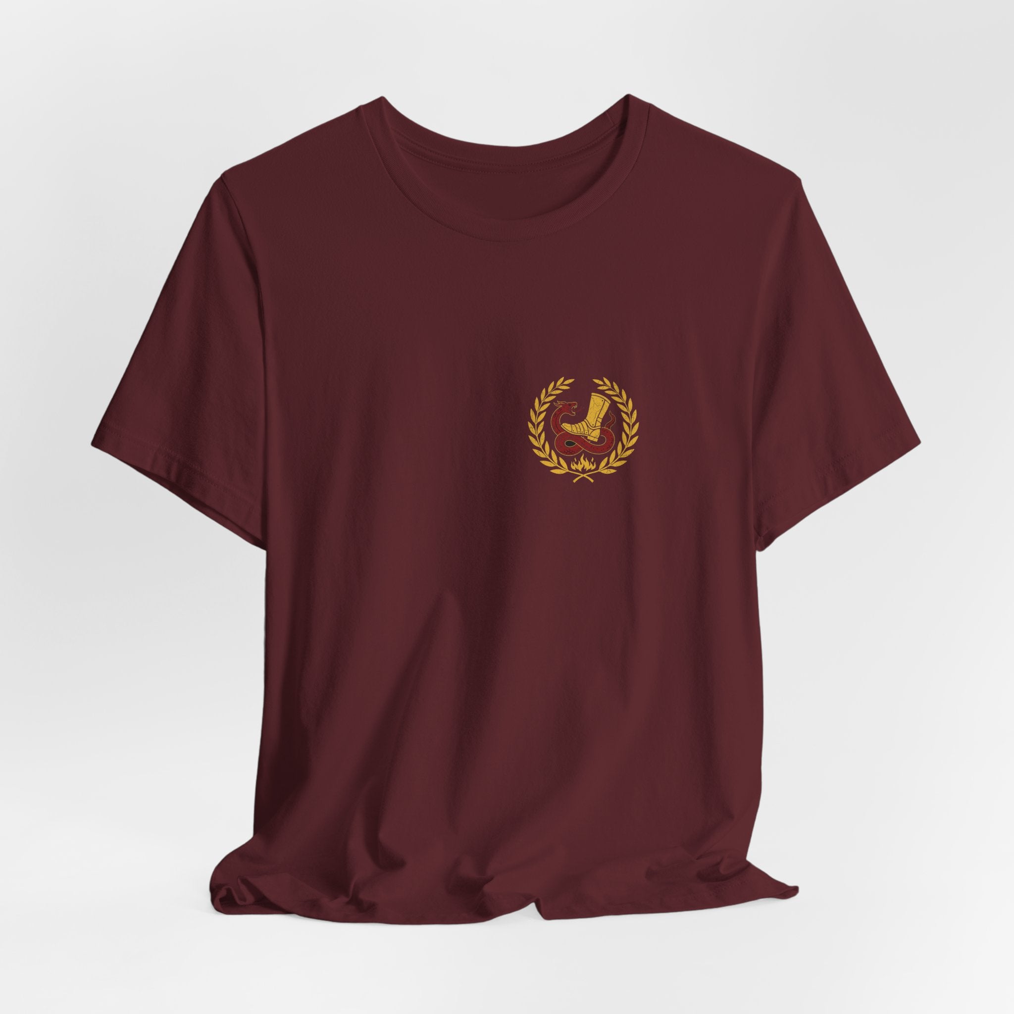 The God of Peace Will Crush Satan Under Your Feet Christian Tee | Warrior Faith Bible