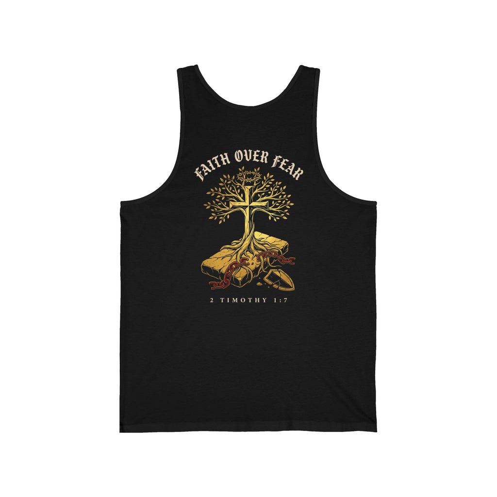 Faith Over Fear Christian Tank Top | Minimalist Faith Shirt