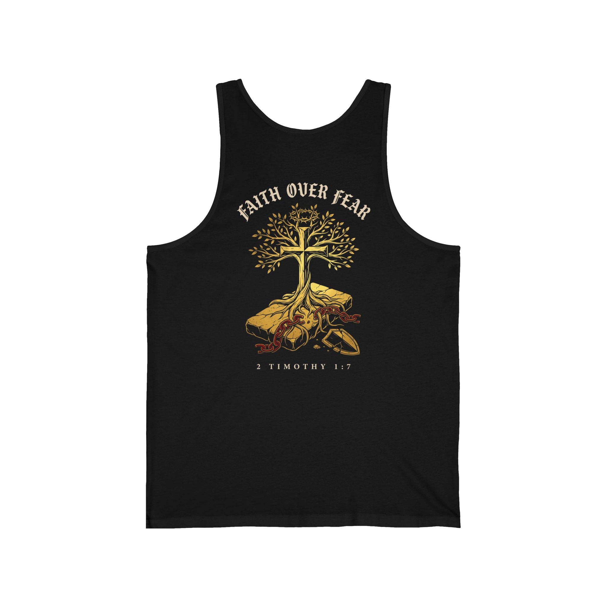 Faith Over Fear Christian Tank Top | Minimalist Faith Shirt