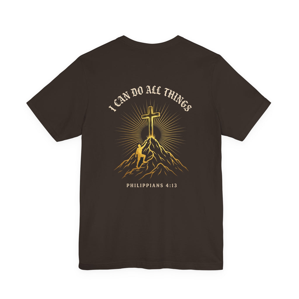 I Can Do All Things Through Christ Christian Tee | Faith Bible Verse Shirt