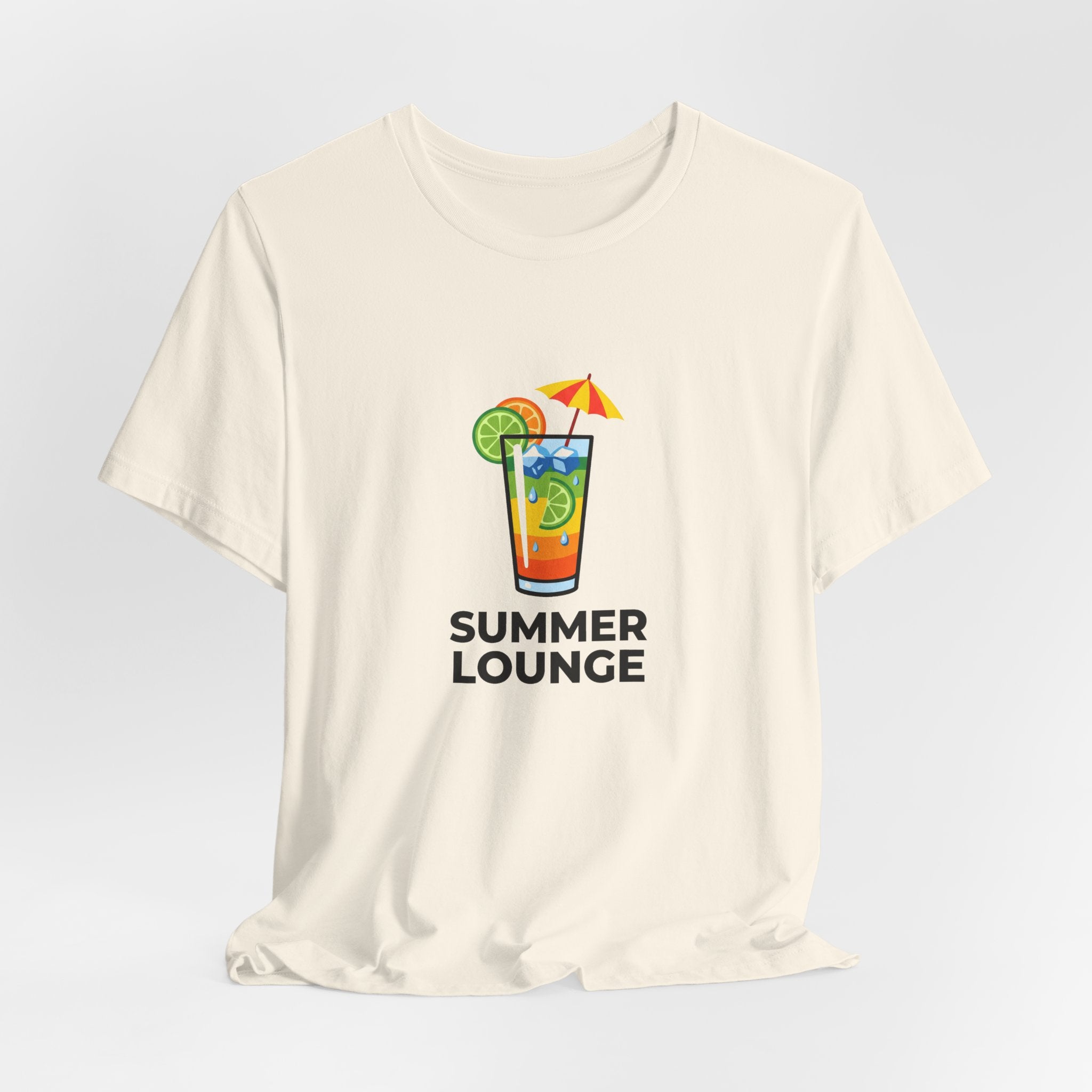 Tropical Cocktail Illustration Shirt | Summer Poolside Tee