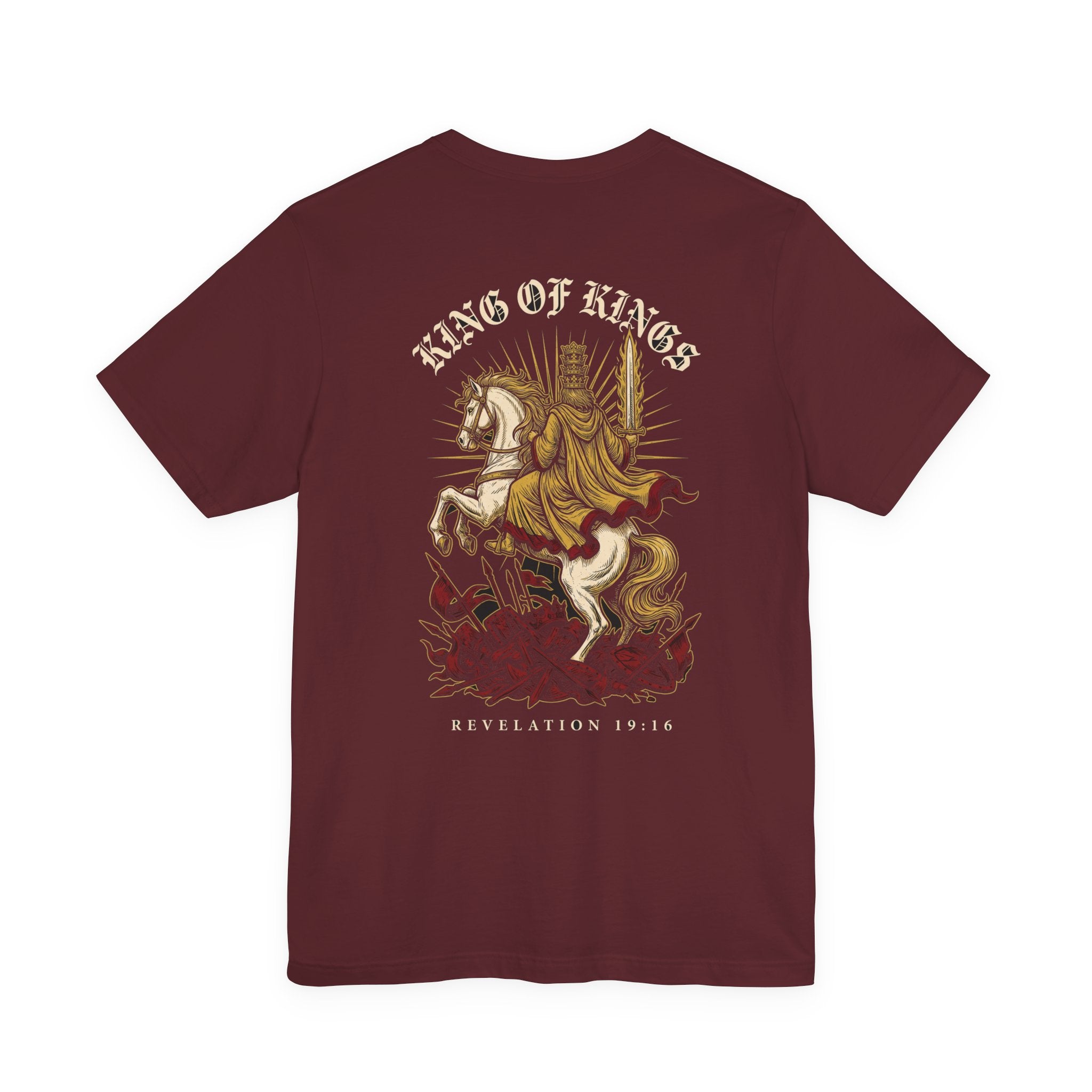 King of Kings and Lord of Lords Christian Tee | Reformed Warrior Faith Shirt