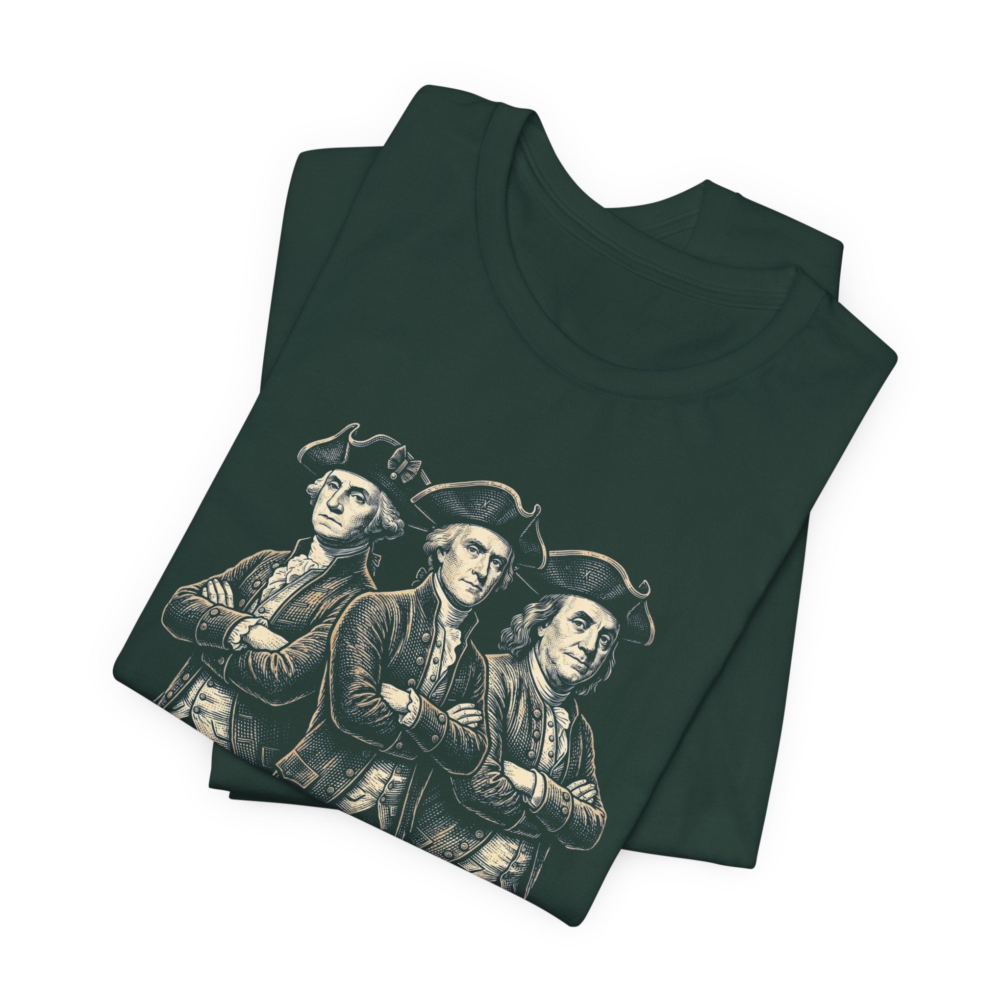 USA Ungovernable Since 1776 T-Shirt | Funny Founding Fathers 4th of July Tee | Patriotic Gift