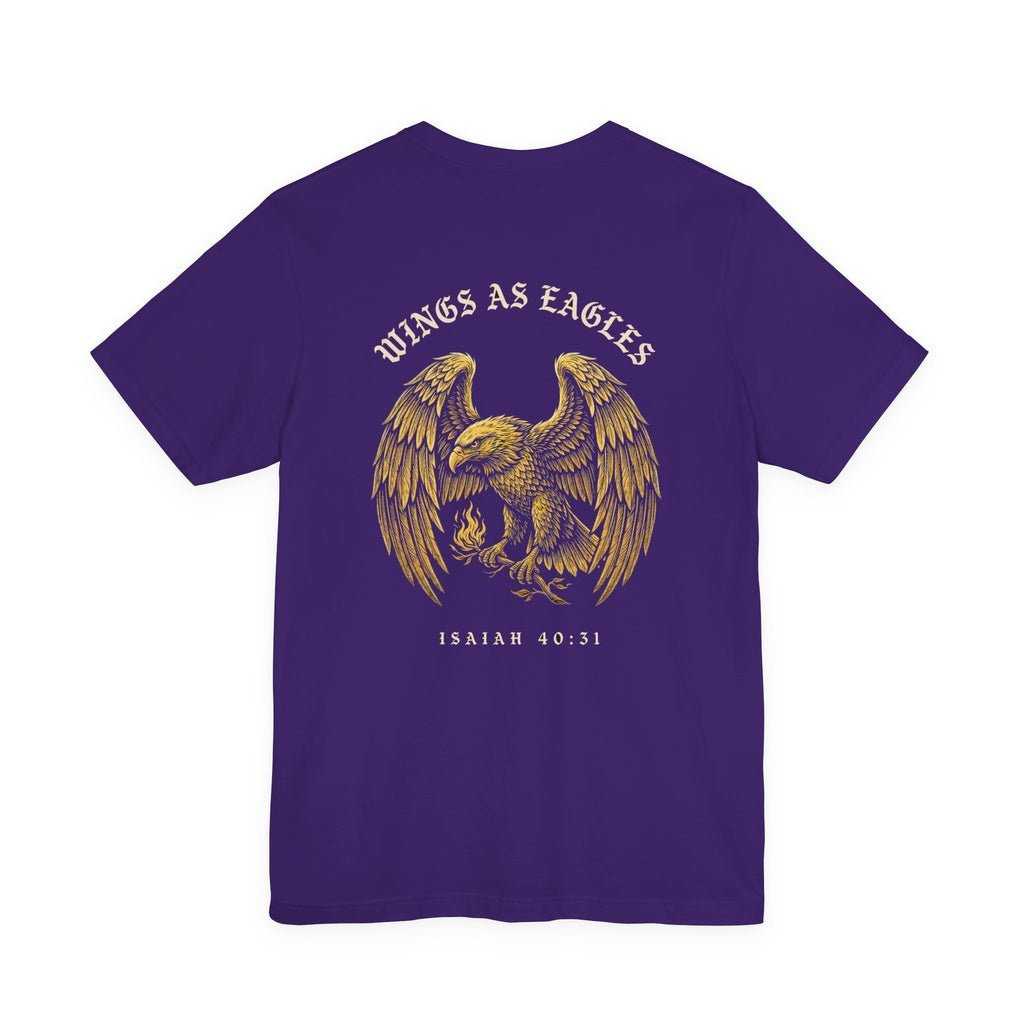 Mount Up With Wings as Eagles Christian Tee | Faith Bible Verse Shirt