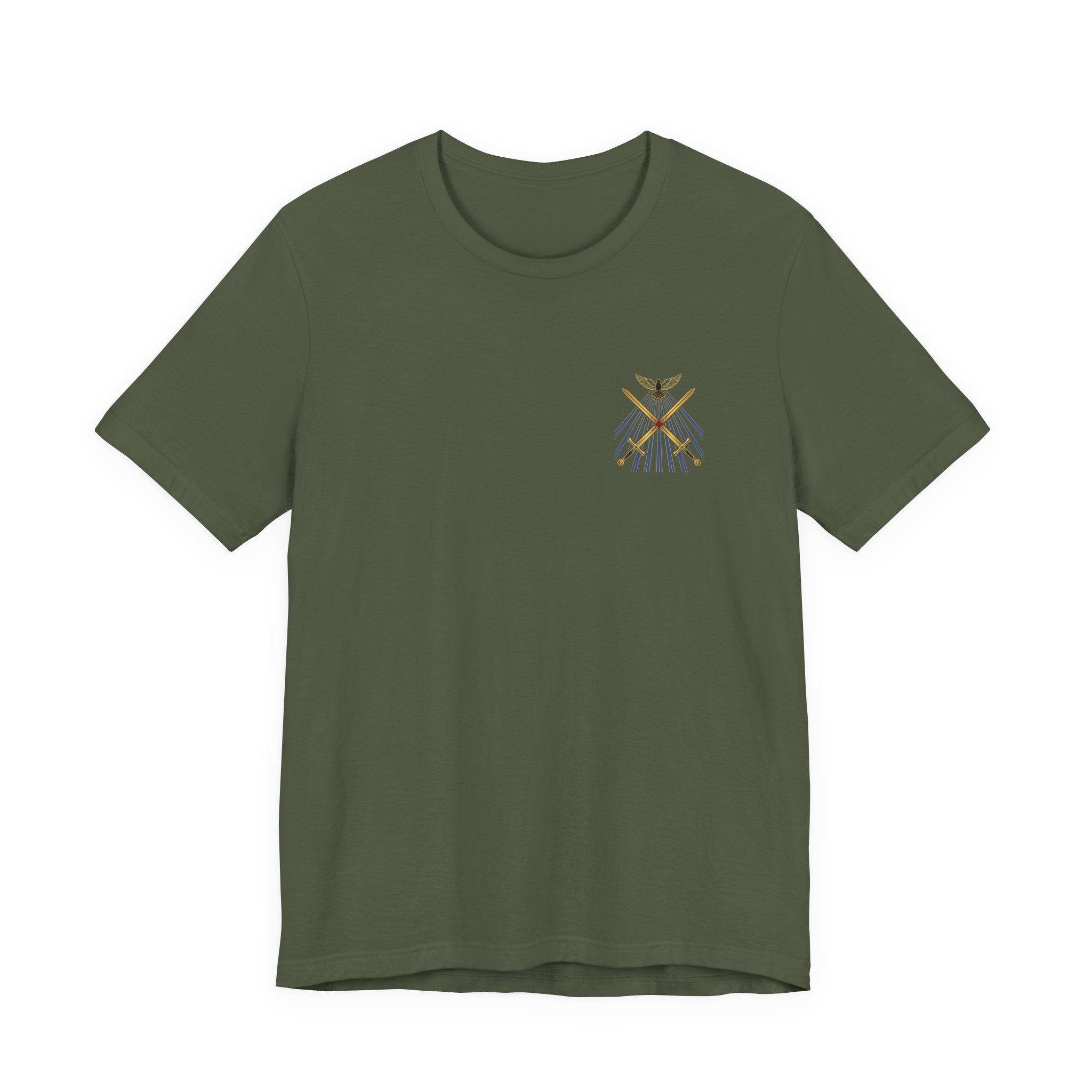 Not by Might Nor by Power Christian Tee | Reformed Warrior Faith Shirt