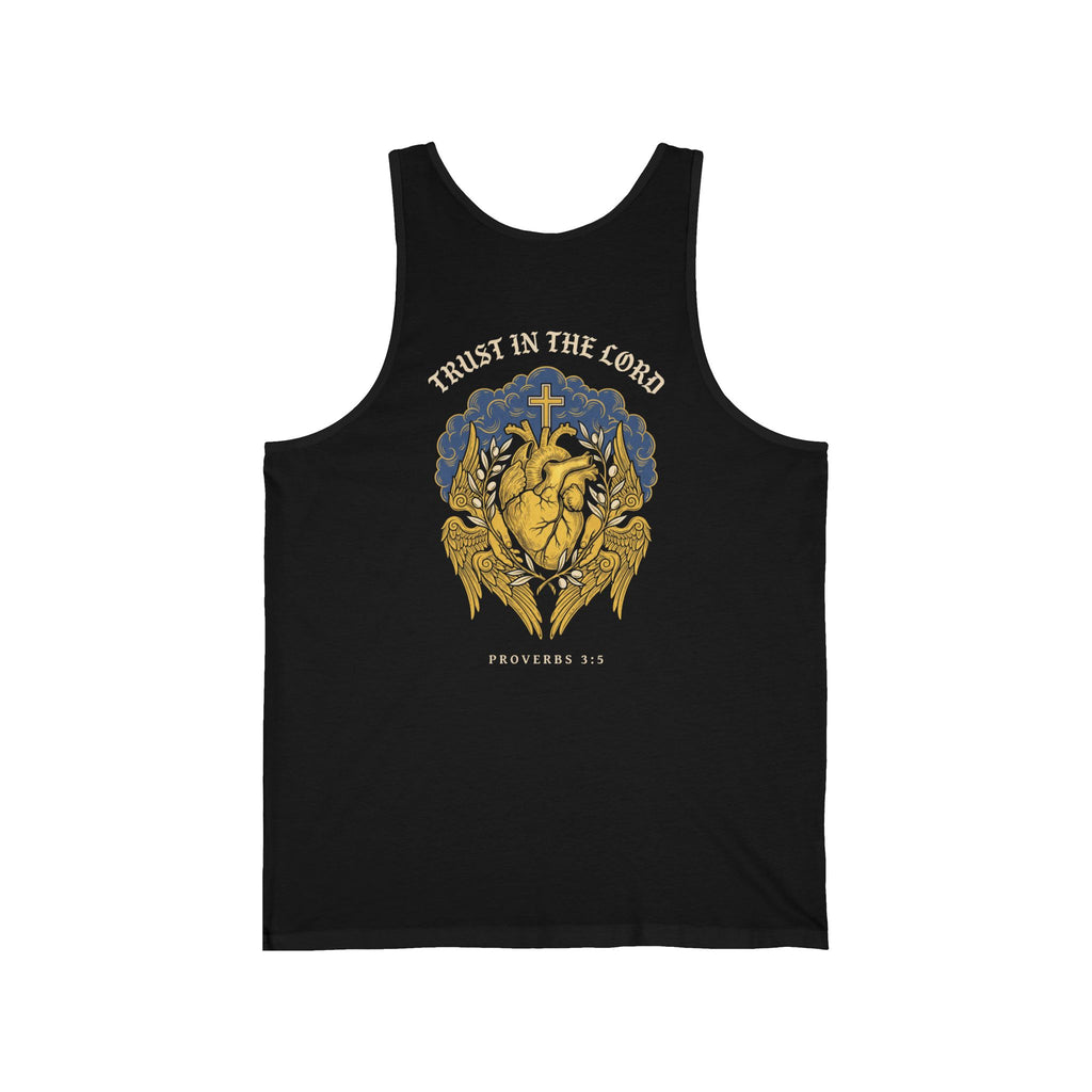 Trust in the Lord With All Your Heart Christian Tank Top | Faith Bible Verse