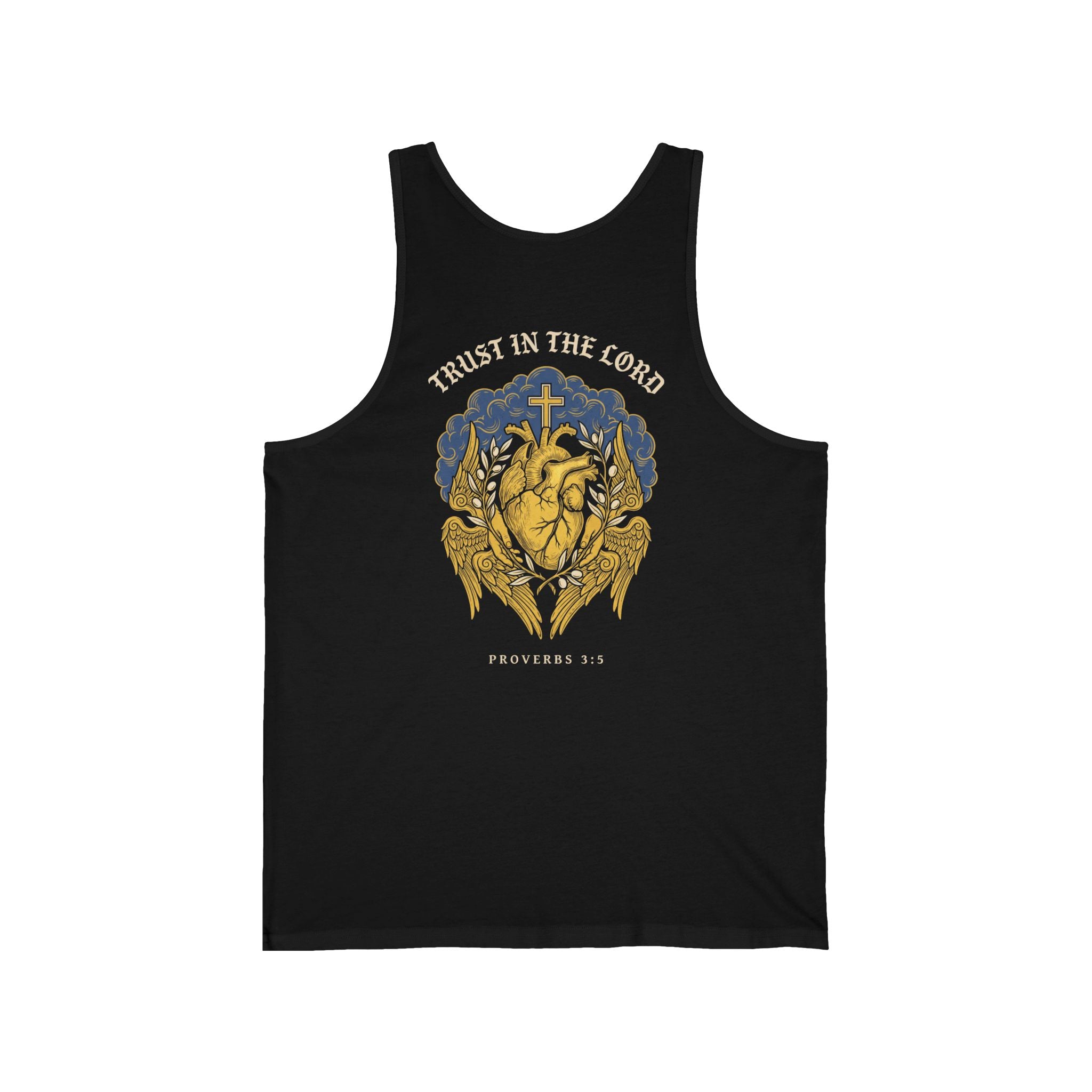 Trust in the Lord With All Your Heart Christian Tank Top | Faith Bible Verse