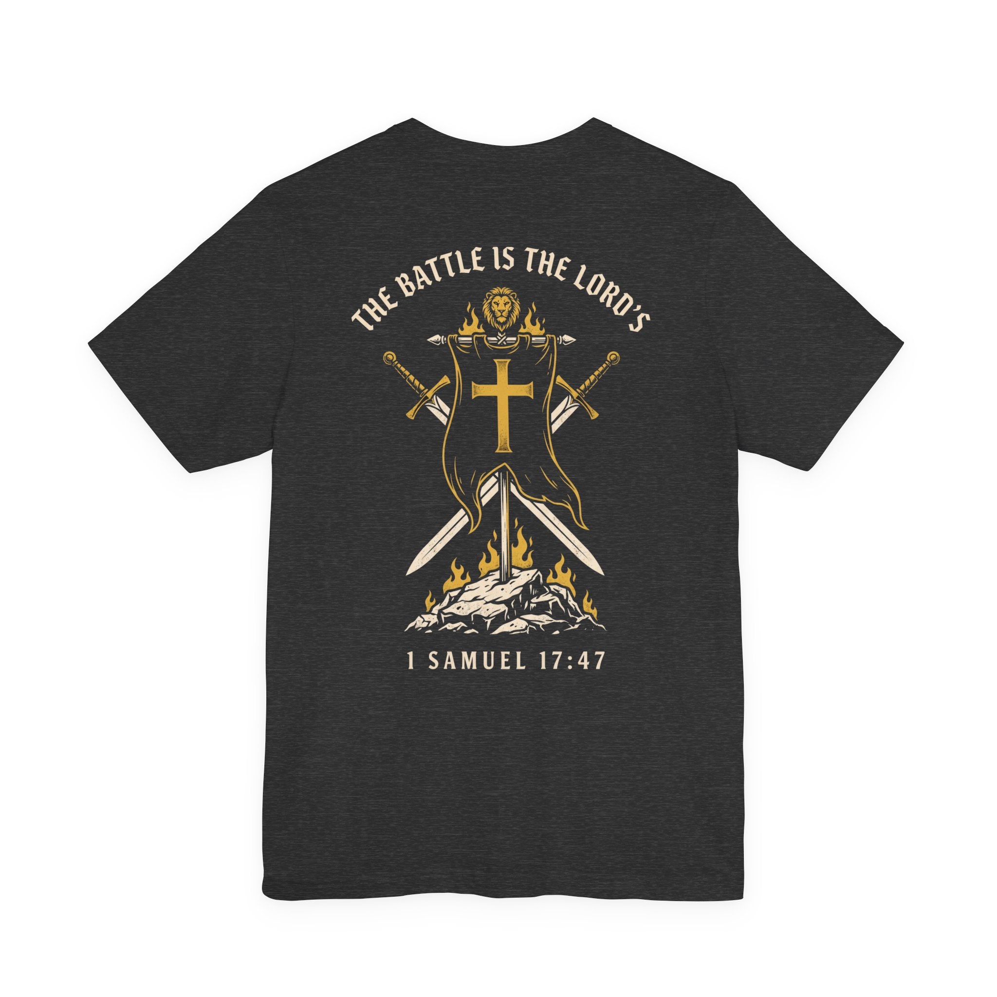 The Battle Belongs to the Lord Christian Tee | Reformed Warrior Faith Shirt