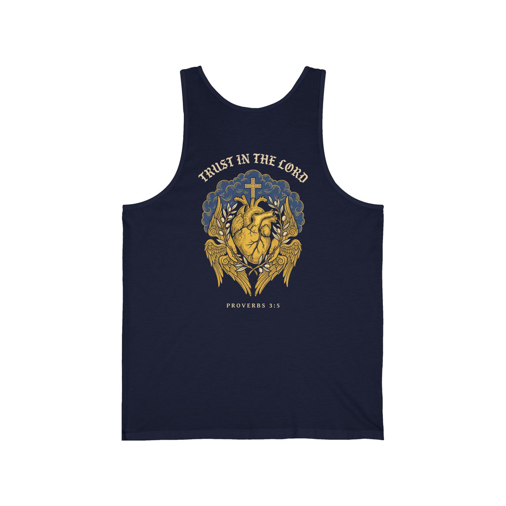 Trust in the Lord With All Your Heart Christian Tank Top | Faith Bible Verse