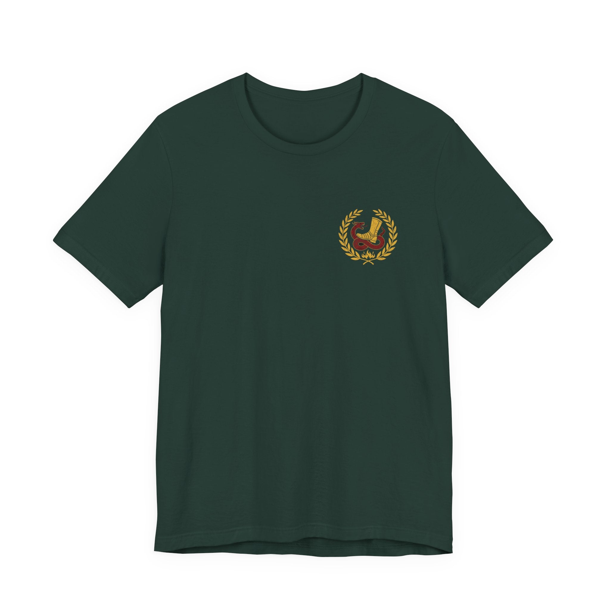 The God of Peace Will Crush Satan Under Your Feet Christian Tee | Warrior Faith Bible