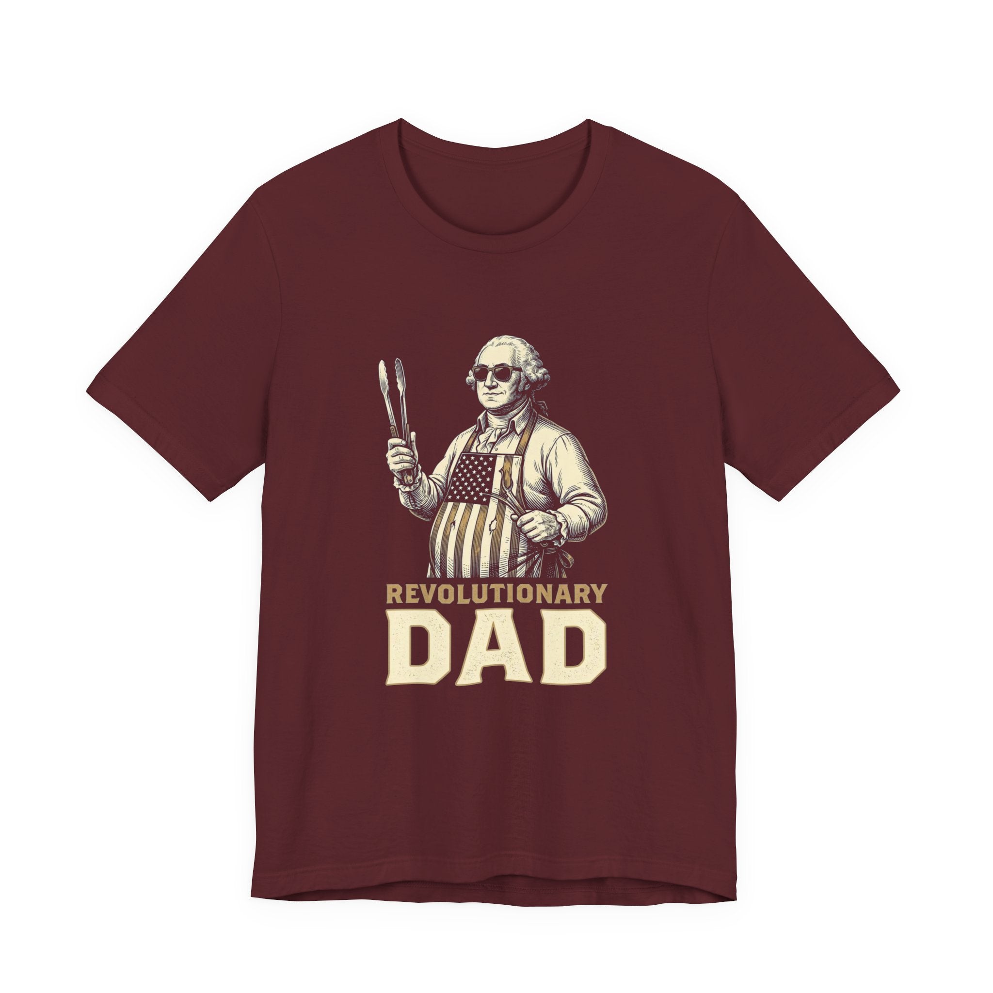Revolutionary Dad T-Shirt | Funny 4th of July Dad Tee | Patriotic Grilling Gift | Founding Father Fathers Day Shirt
