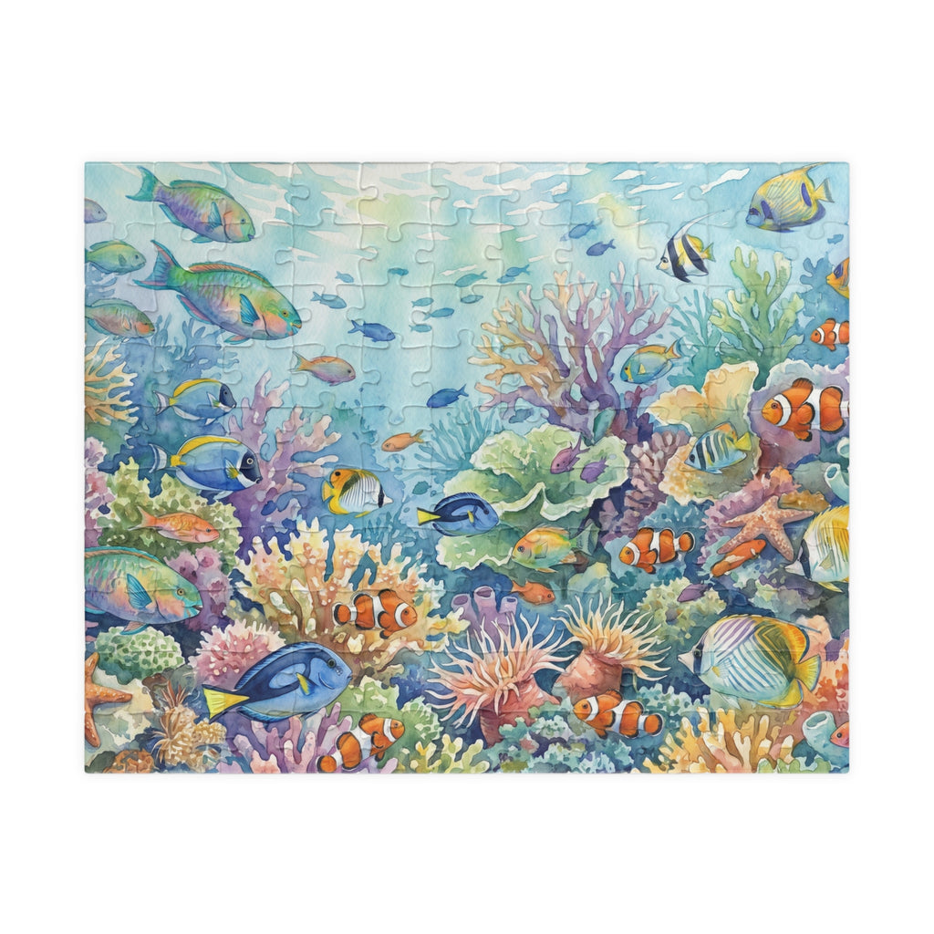 Underwater Harmony Jigsaw Puzzle with Tropical Fish Scene