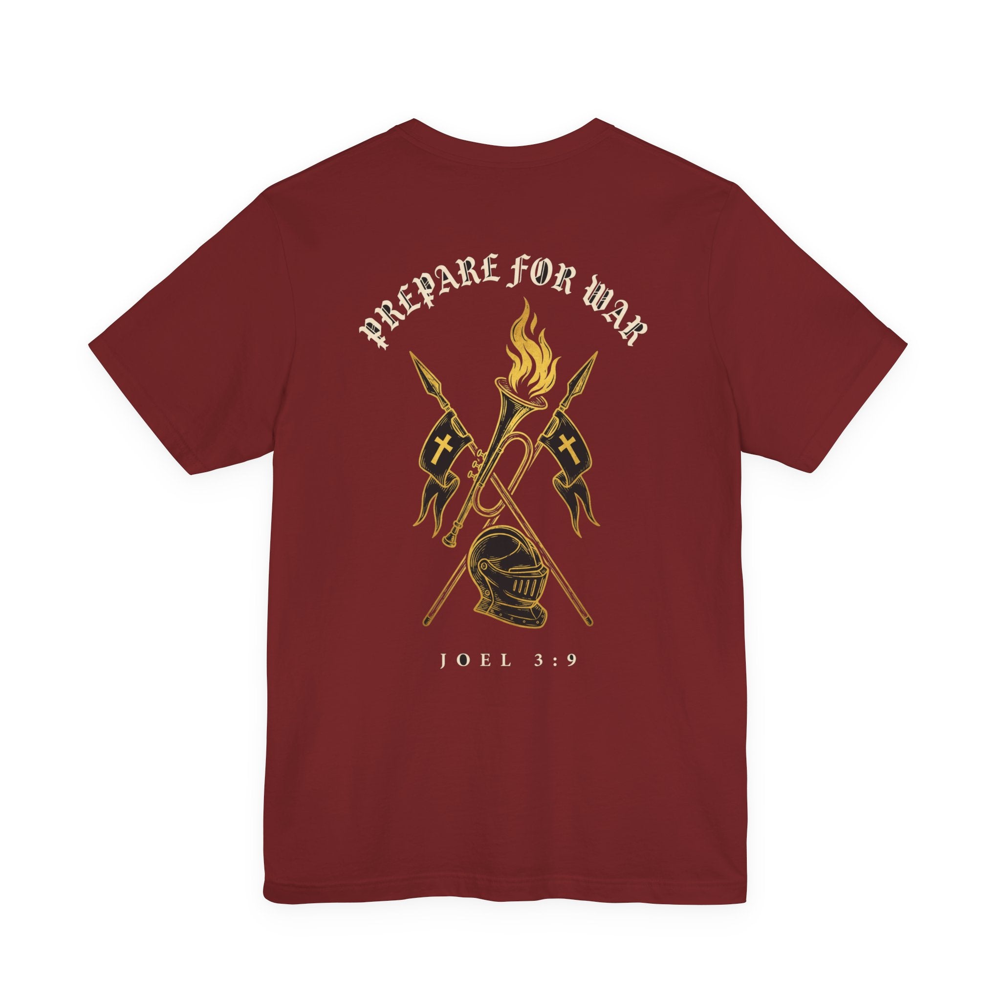 Prepare for War Christian Tee | Reformed Warrior Faith Shirt