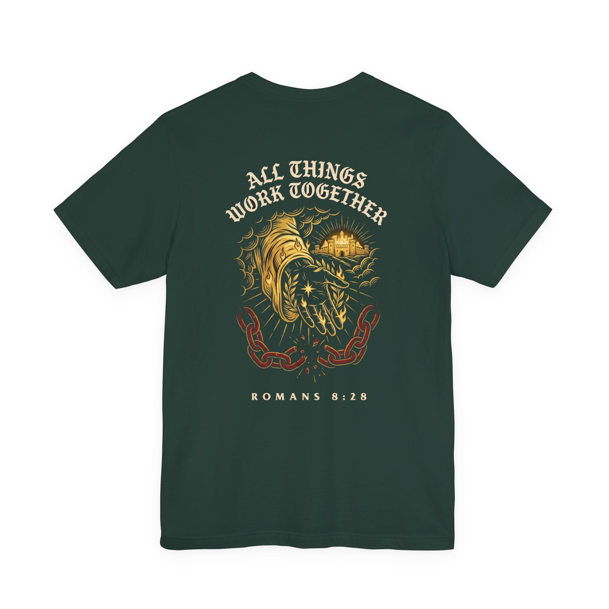 All Things Work Together For Good Christian Tee | Faith Bible Verse Shirt