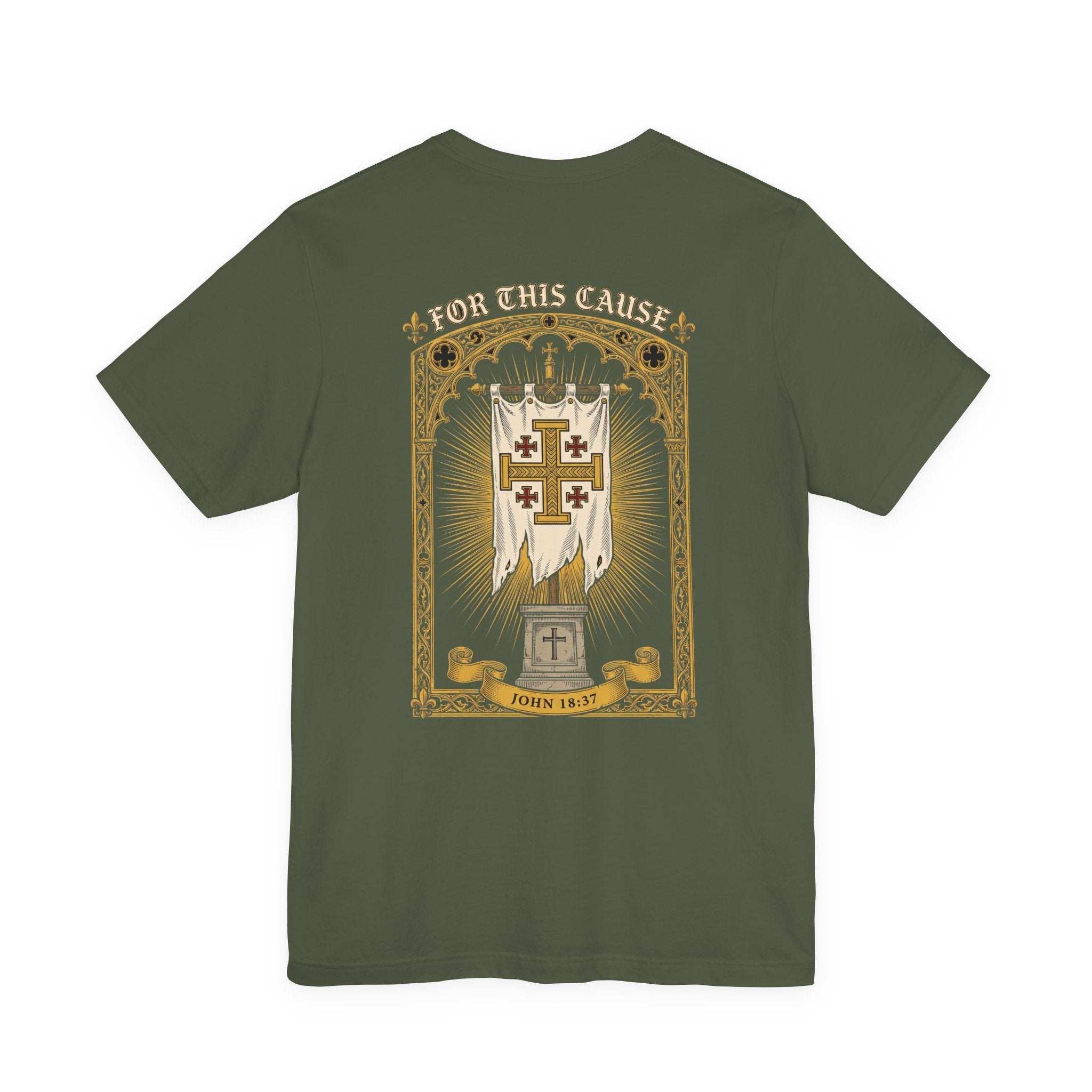 For This Cause Christian Tee | Reformed Warrior Faith Shirt