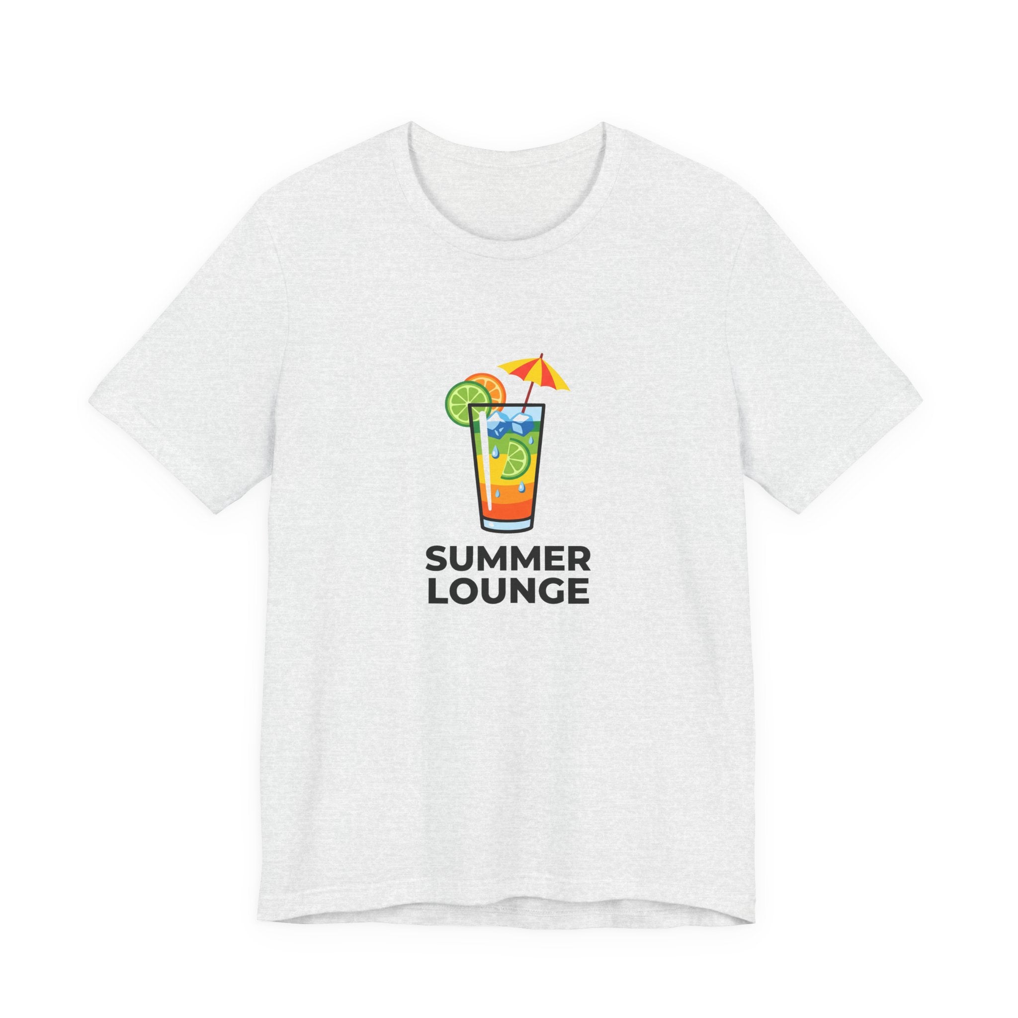 Tropical Cocktail Illustration Shirt | Summer Poolside Tee