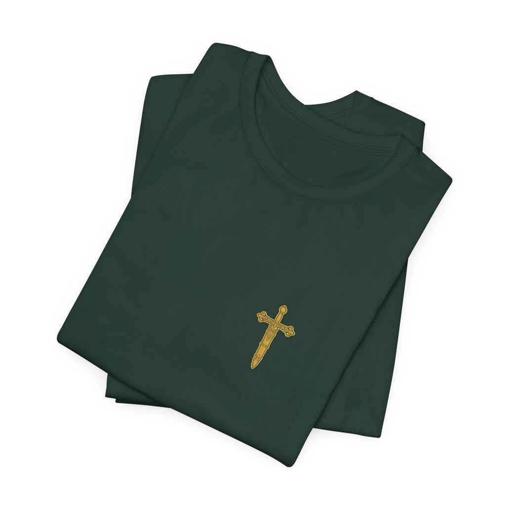 Crucified With Christ Christian Tee | Reformed Warrior Faith Shirt