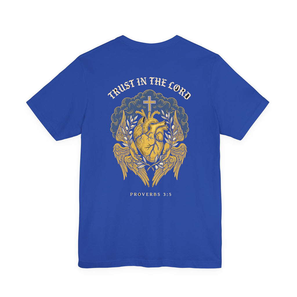 Trust in the Lord With All Your Heart Christian Tee | Faith Bible Verse Shirt