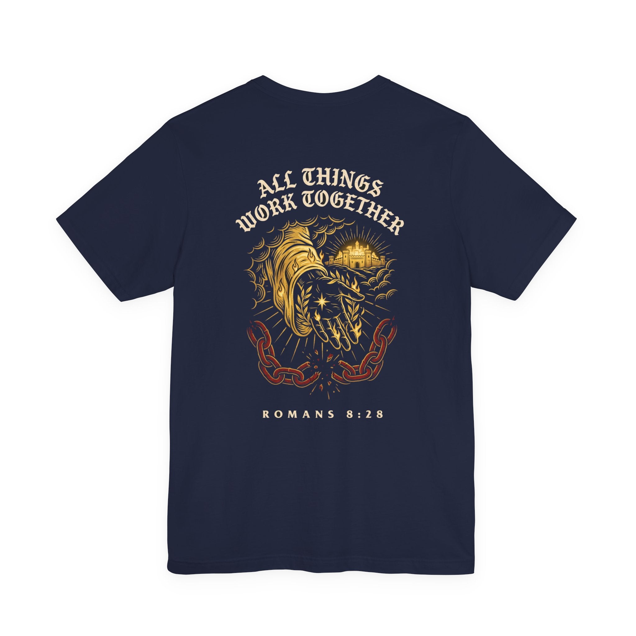 All Things Work Together For Good Christian Tee | Faith Bible Verse Shirt