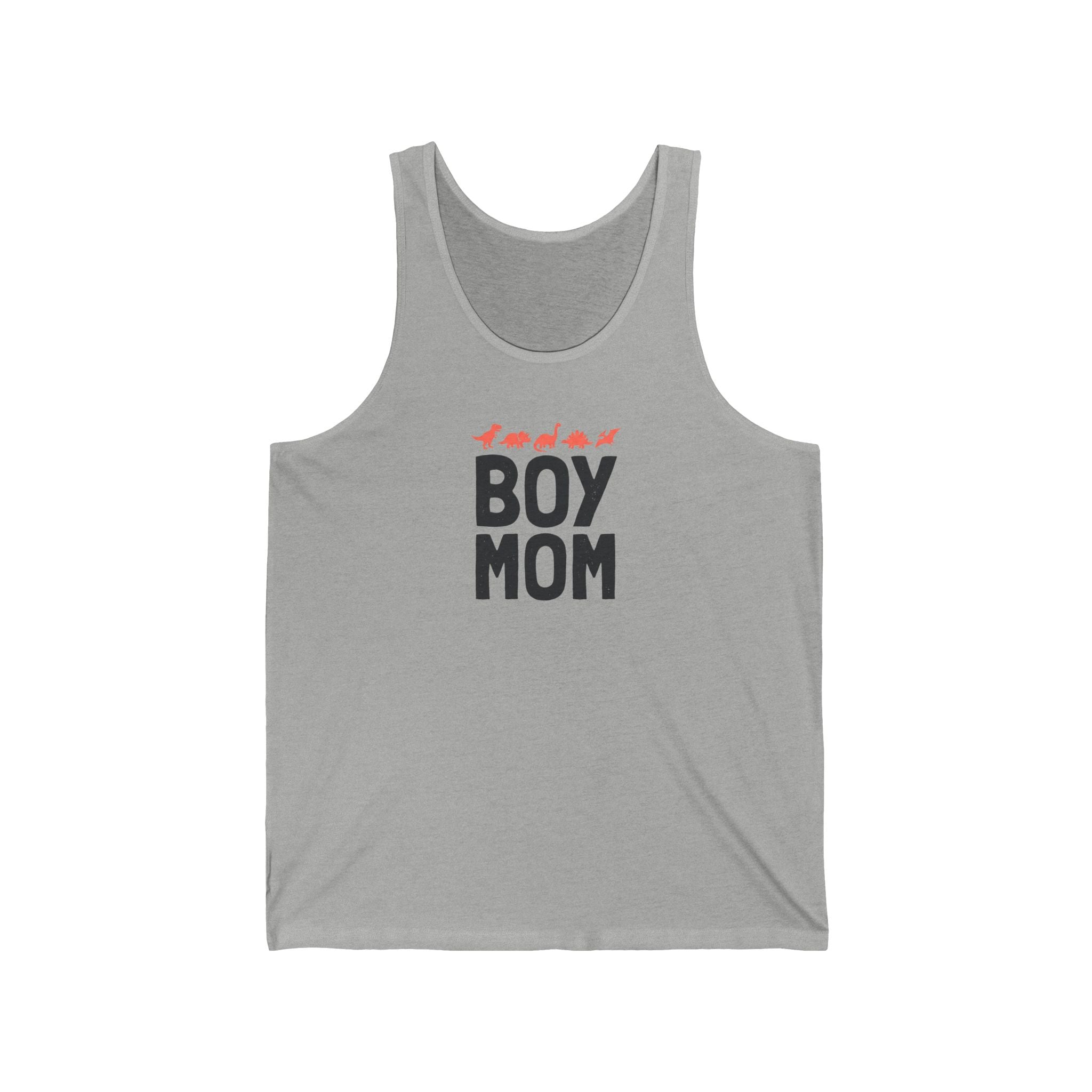 Boy Mom Dinosaur Tank Top | Cute Mom of Boys Dino Tee
