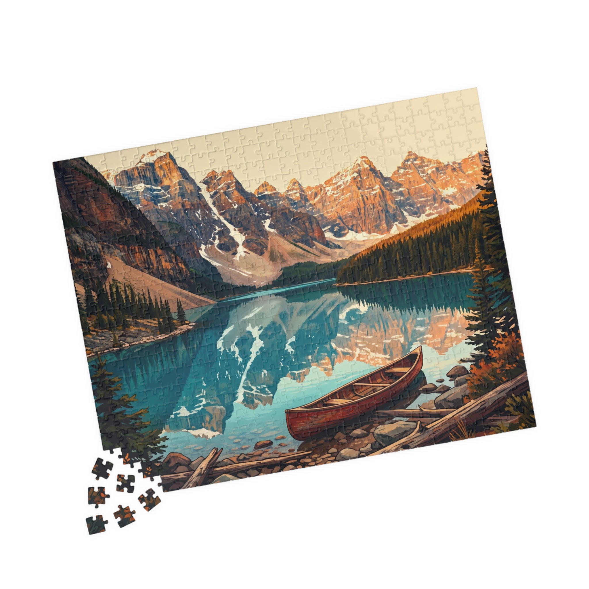 Banff Moraine Lake Jigsaw Puzzle | Canadian Rockies Scenic