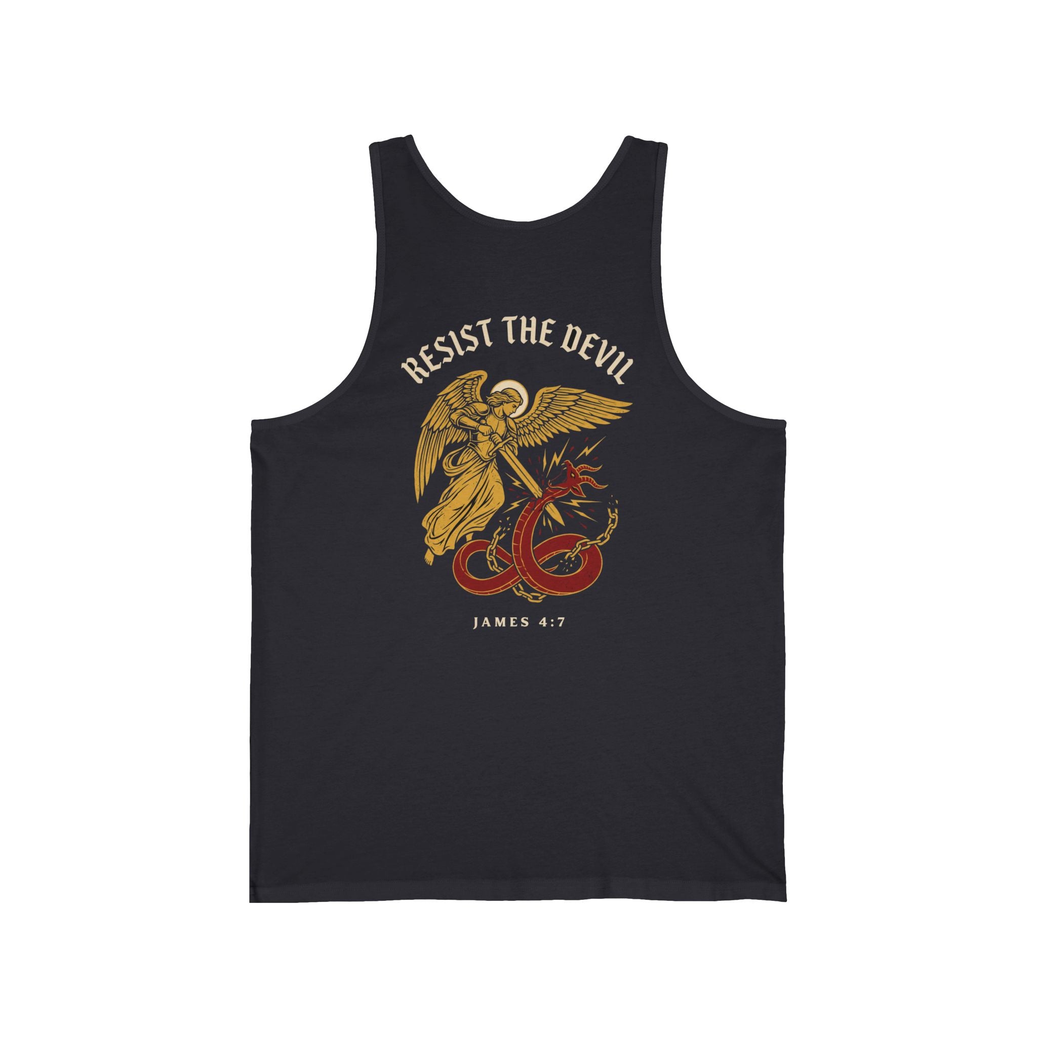 Resist the Devil and He Will Flee Christian Tank | Warrior Faith Bible