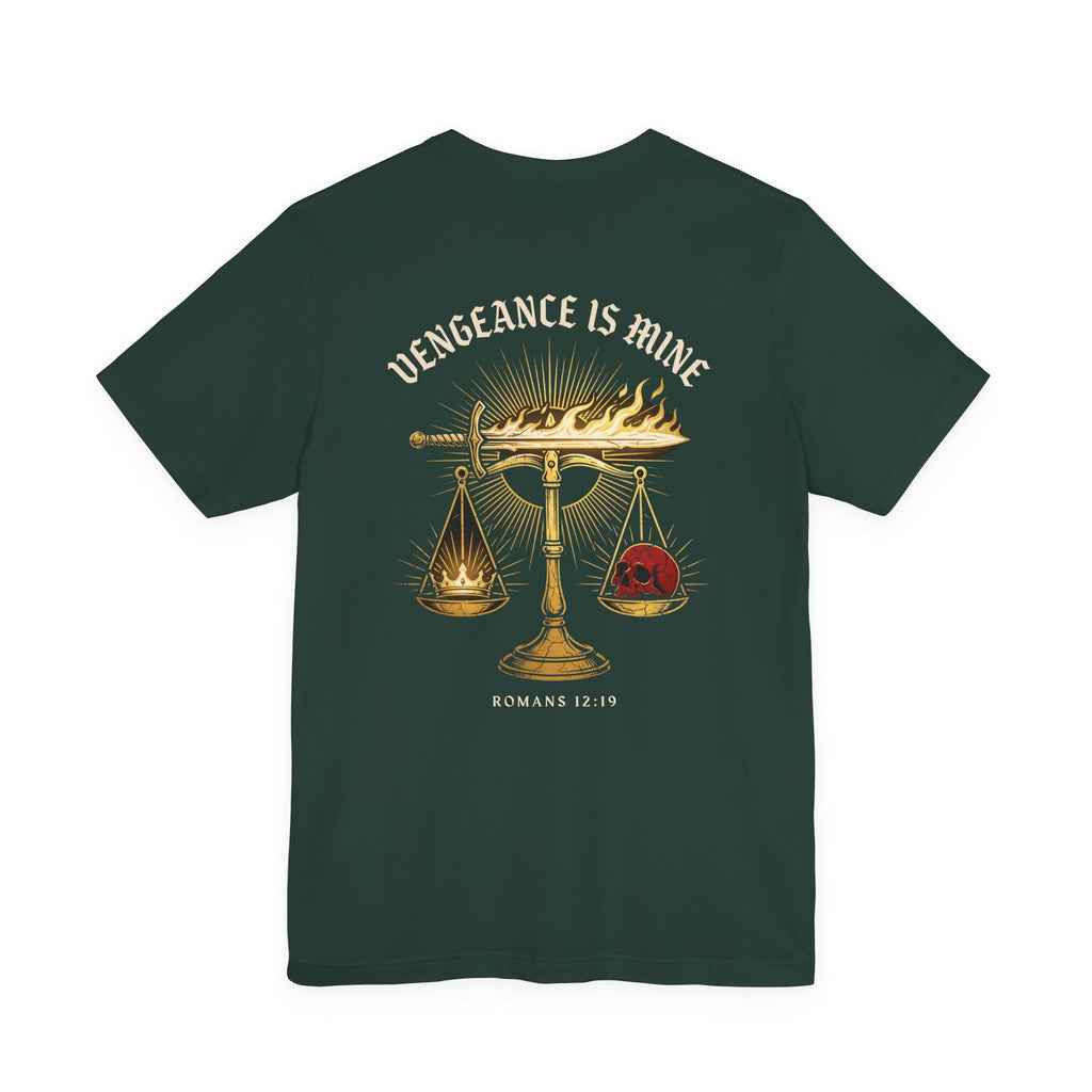 Vengeance Is Mine Christian Tee | Reformed Warrior Faith Shirt