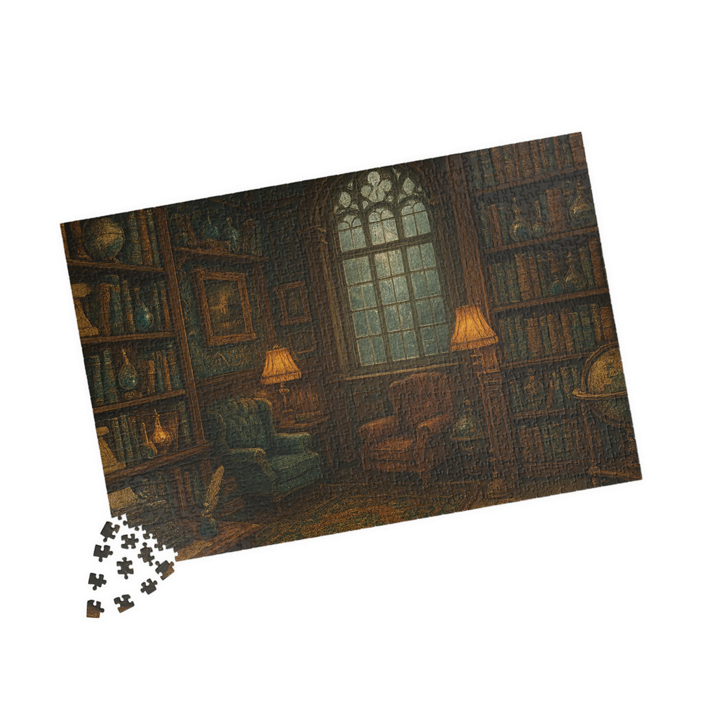 Vintage Library Jigsaw Puzzle - Stories of the Ages Scene