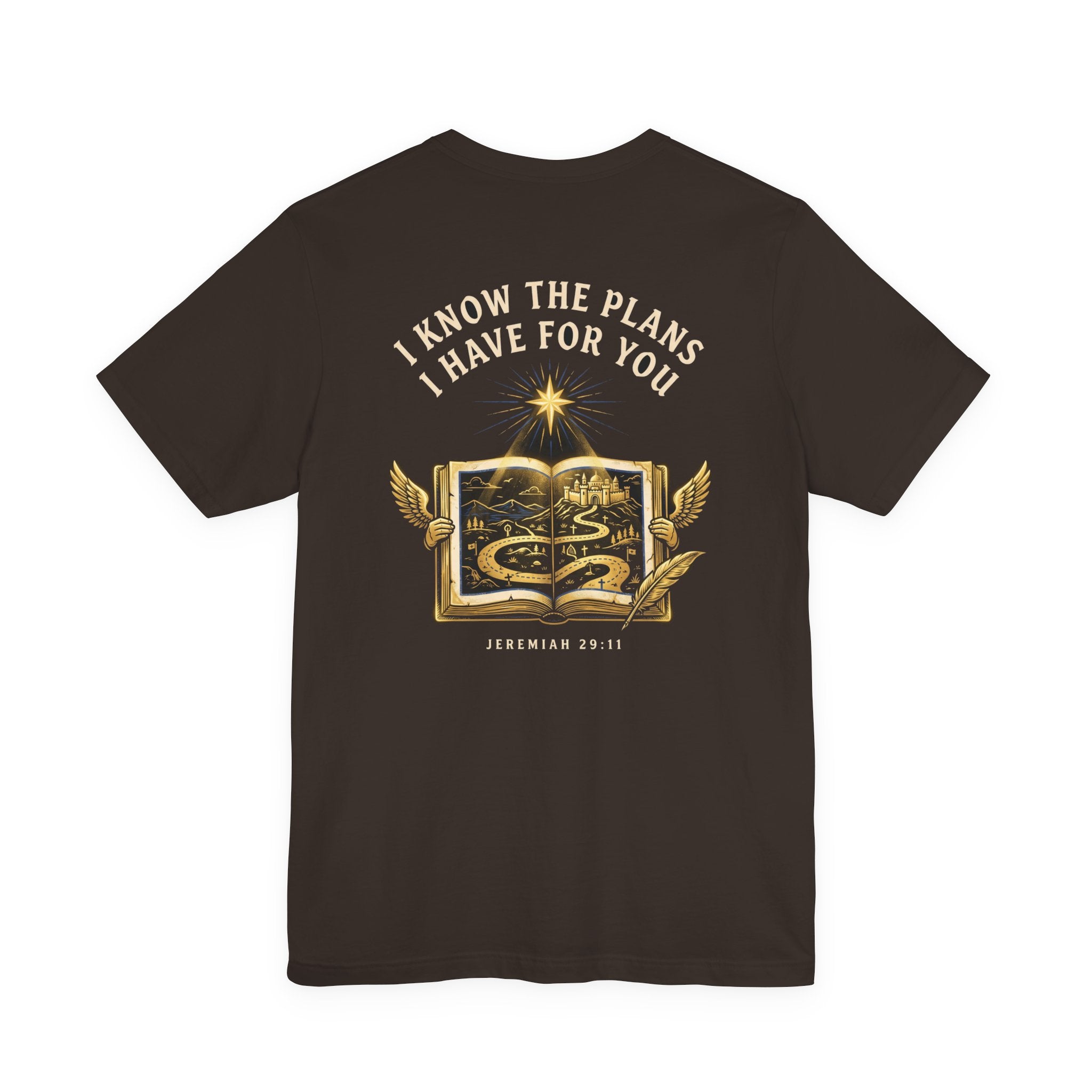 For I Know the Plans I Have For You Christian Tee | Faith Bible Verse Shirt