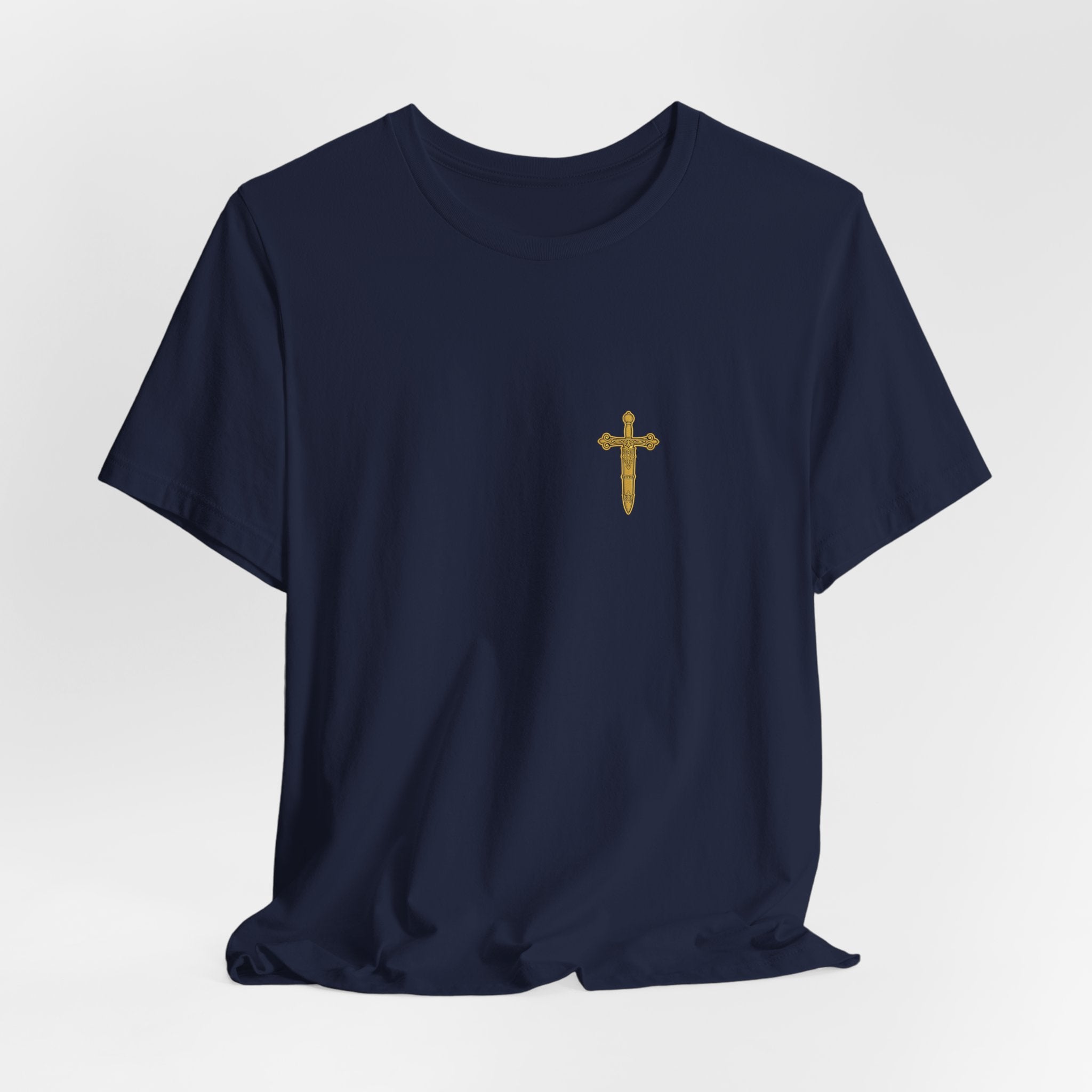 Crucified With Christ Christian Tee | Reformed Warrior Faith Shirt
