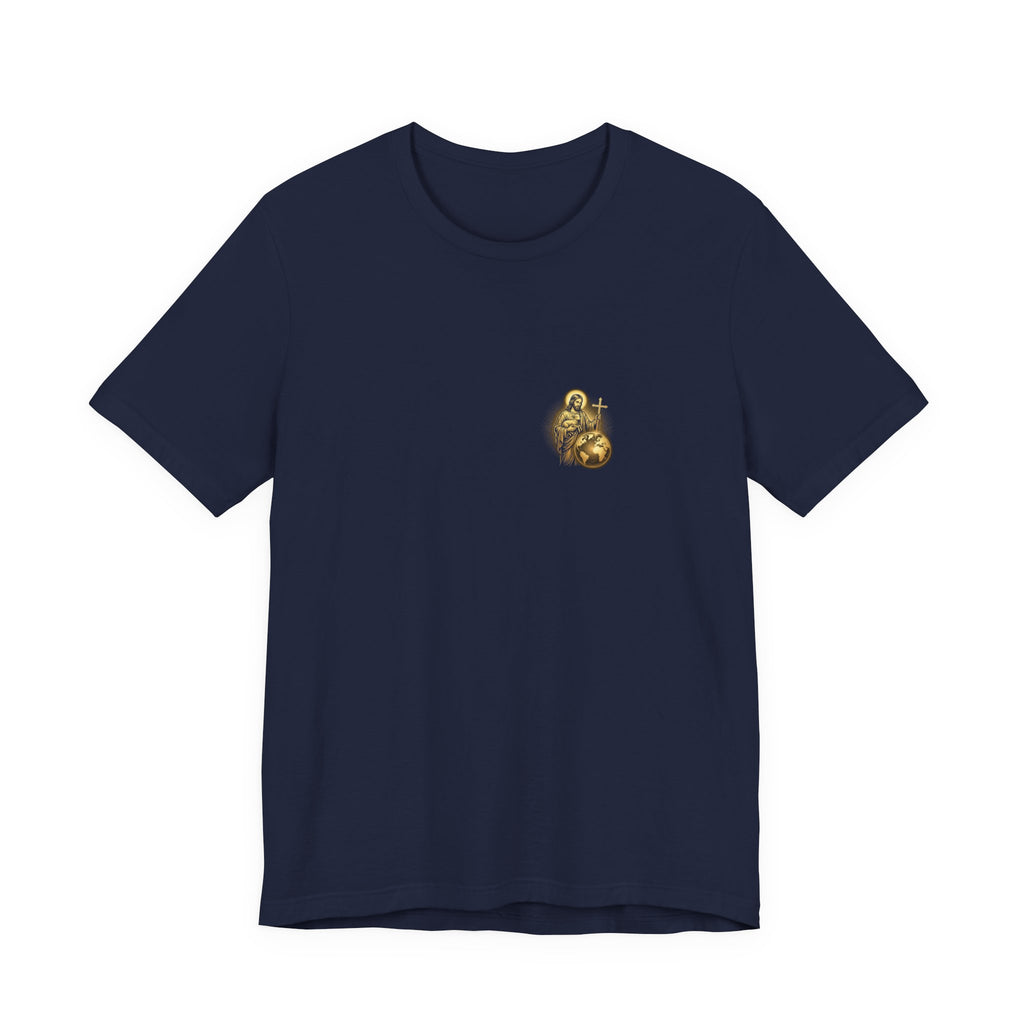 For God So Loved the World Christian Tee | Reformed Warrior Faith Shirt