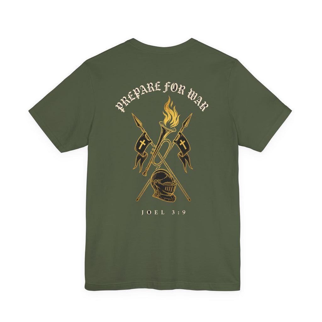 Prepare for War Christian Tee | Reformed Warrior Faith Shirt