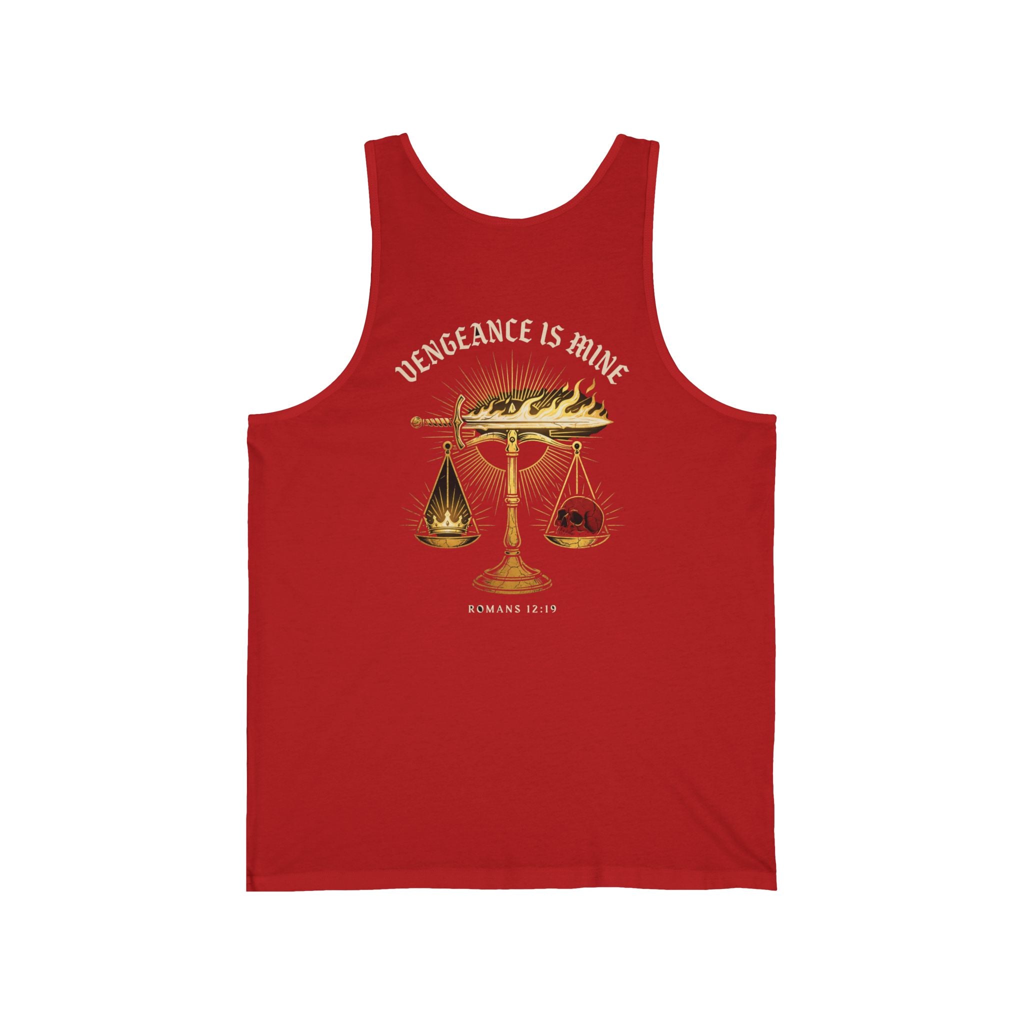 Vengeance Is Mine Christian Tank | Reformed Warrior Faith