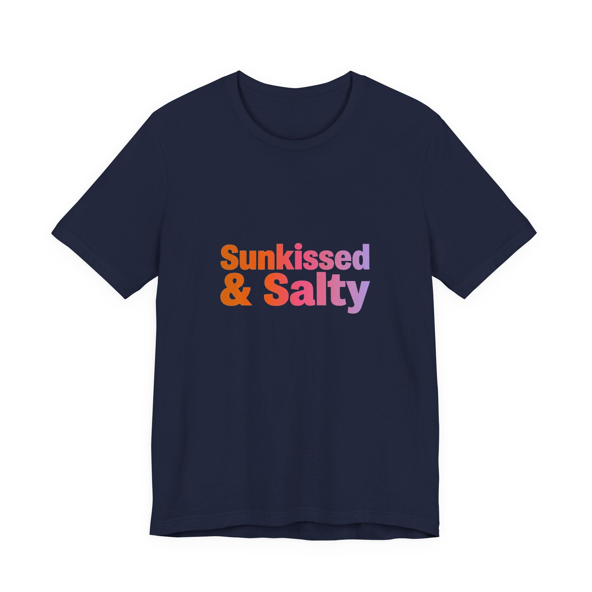 Sunkissed & Salty Tee - Retro 70s Typography Shirt