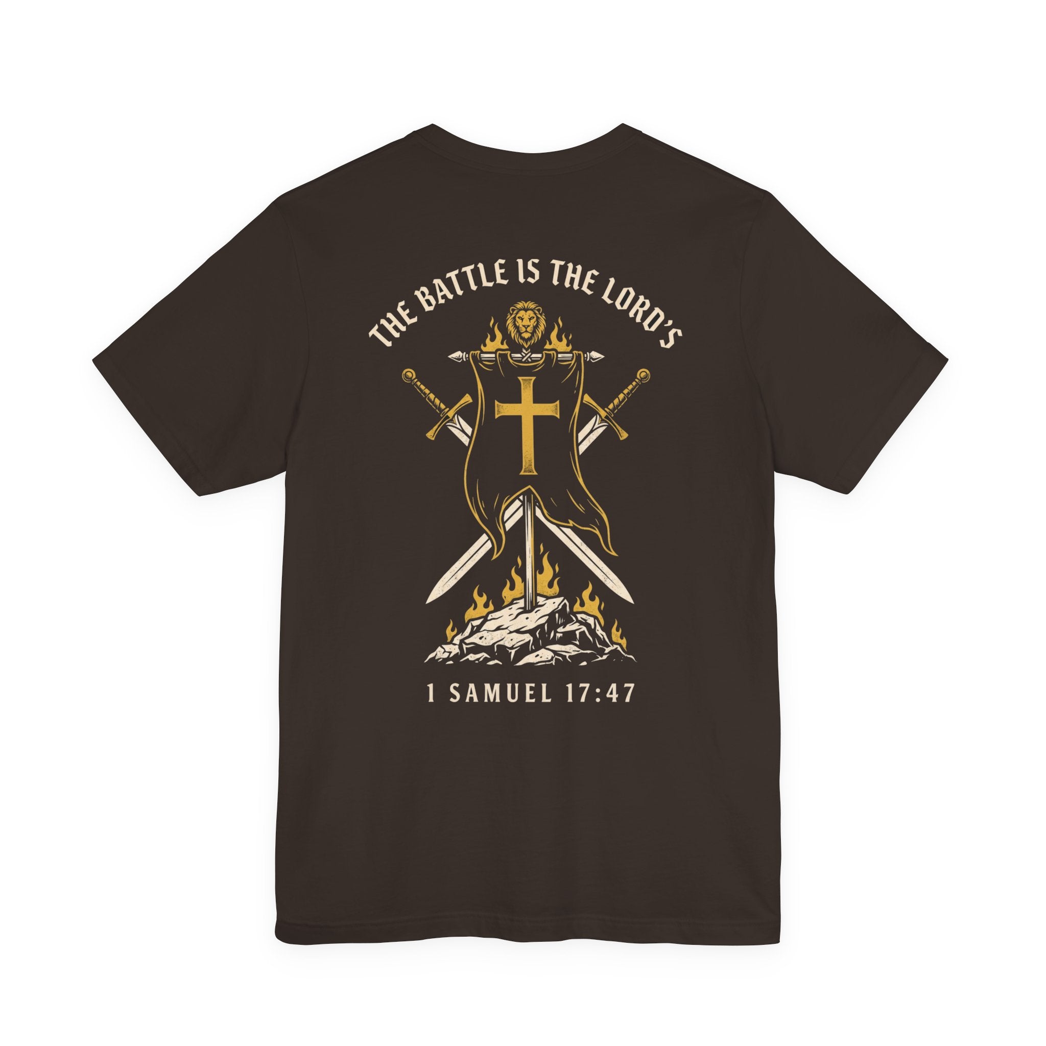 The Battle Belongs to the Lord Christian Tee | Reformed Warrior Faith Shirt