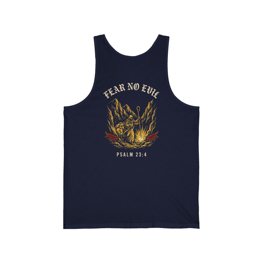 Fear No Evil Christian Tank | Psalm 23:4 Warrior Faith Bible