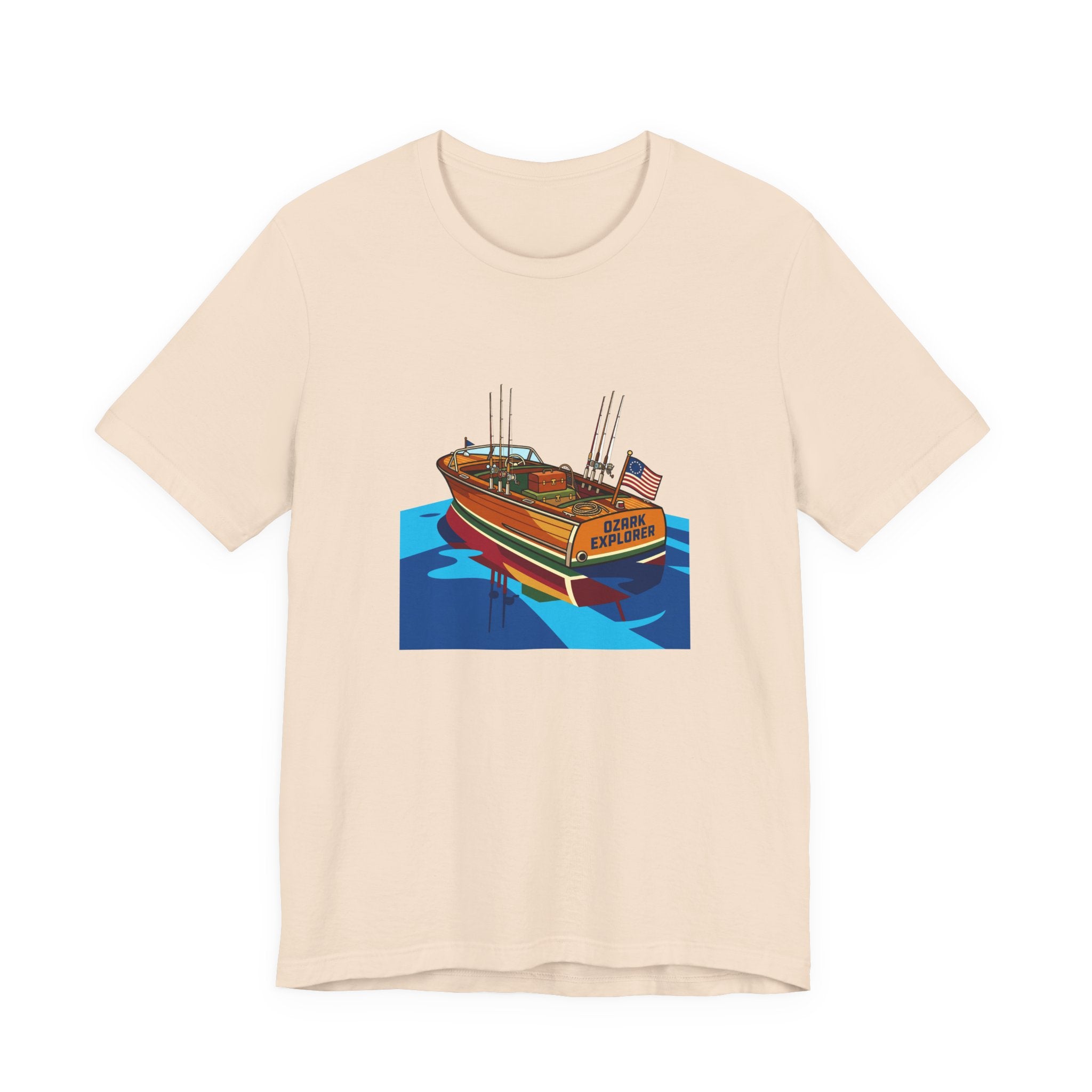 Vintage Wooden Boat Tee | Lake of the Ozarks Adventure Shirt