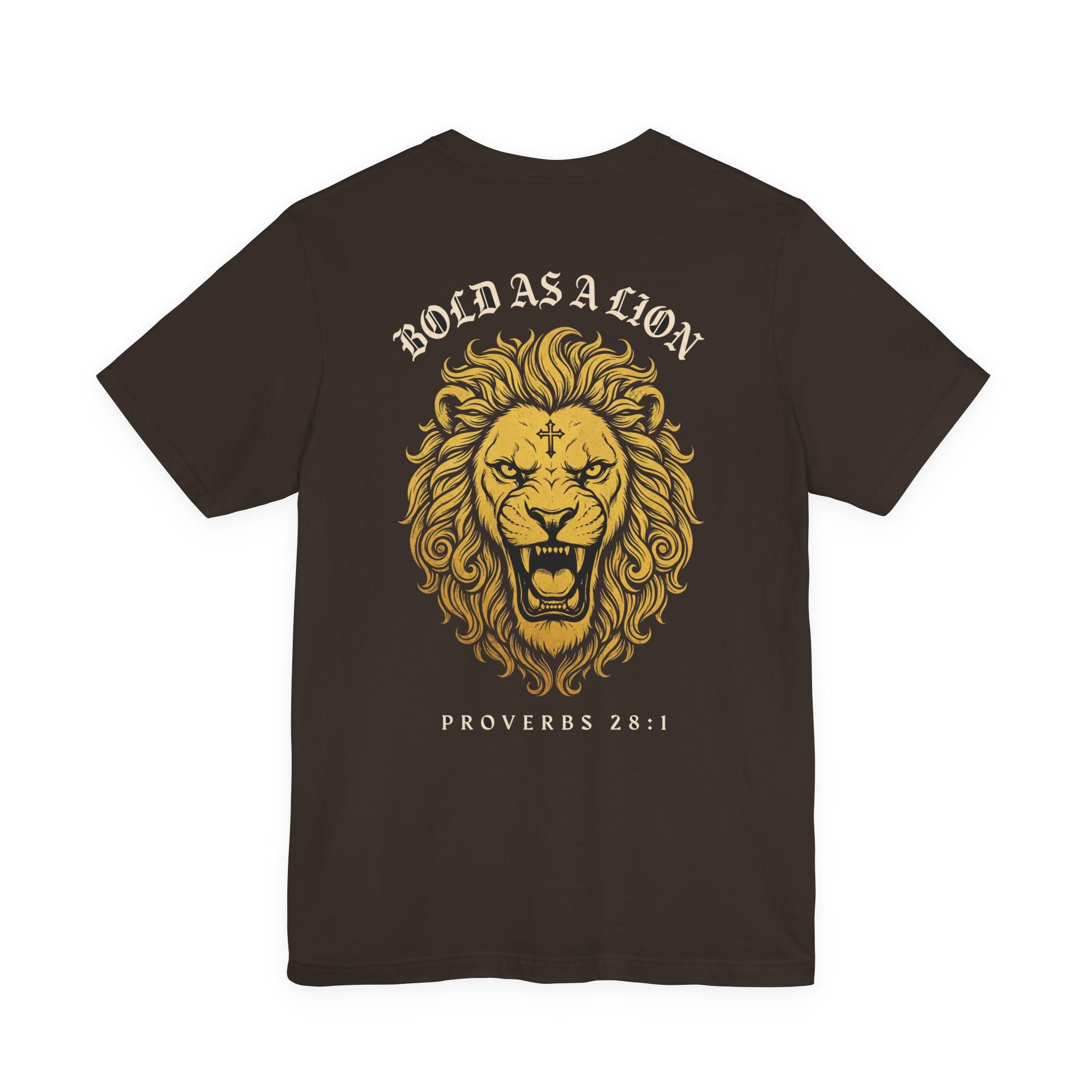 Bold as a Lion Christian Tee | Reformed Warrior Faith Shirt